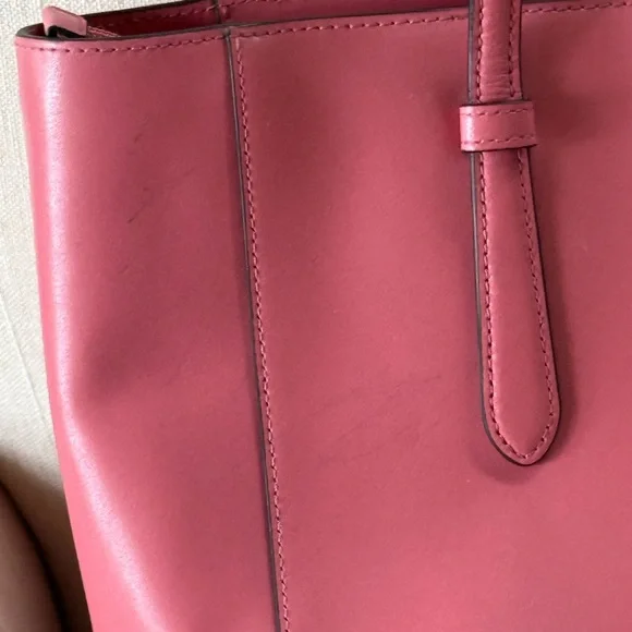 KATE SPADE Pink Leather Schuyler Tote Bag - Picture 9 of 12